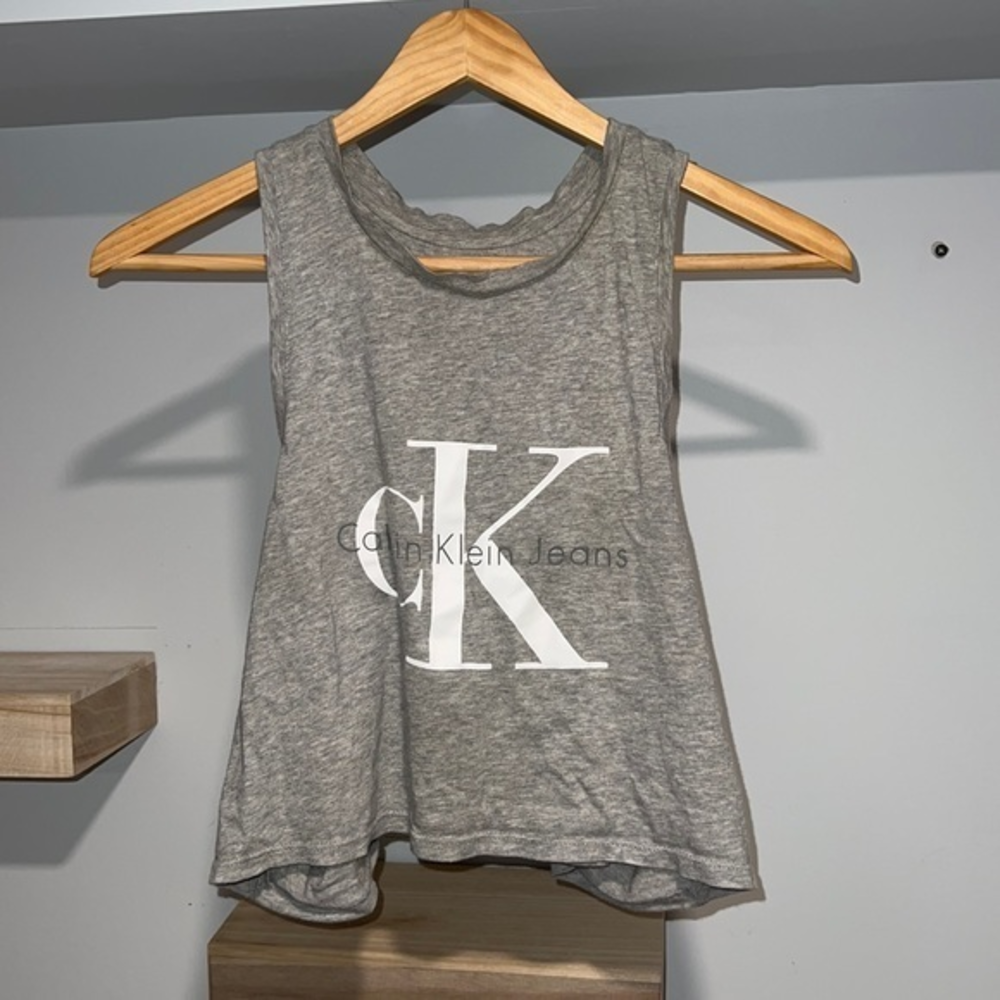 Calvin Klein gray tank top